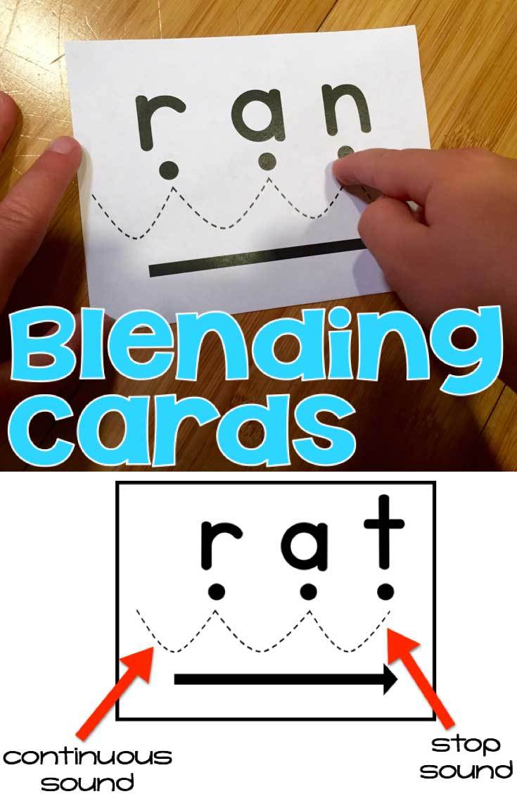 Blending Cards For Early Readers - Free Printable Blending Cards