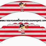 Blondie Little Pirate: Free Party Printables. | Oh My Fiesta! In English   Free Printable Pirate Cupcake Toppers