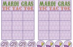 Bnute Productions: Printable Mardi Gras Tictactoe Game | Mardi Gras - Free Printable Mardi Gras Games