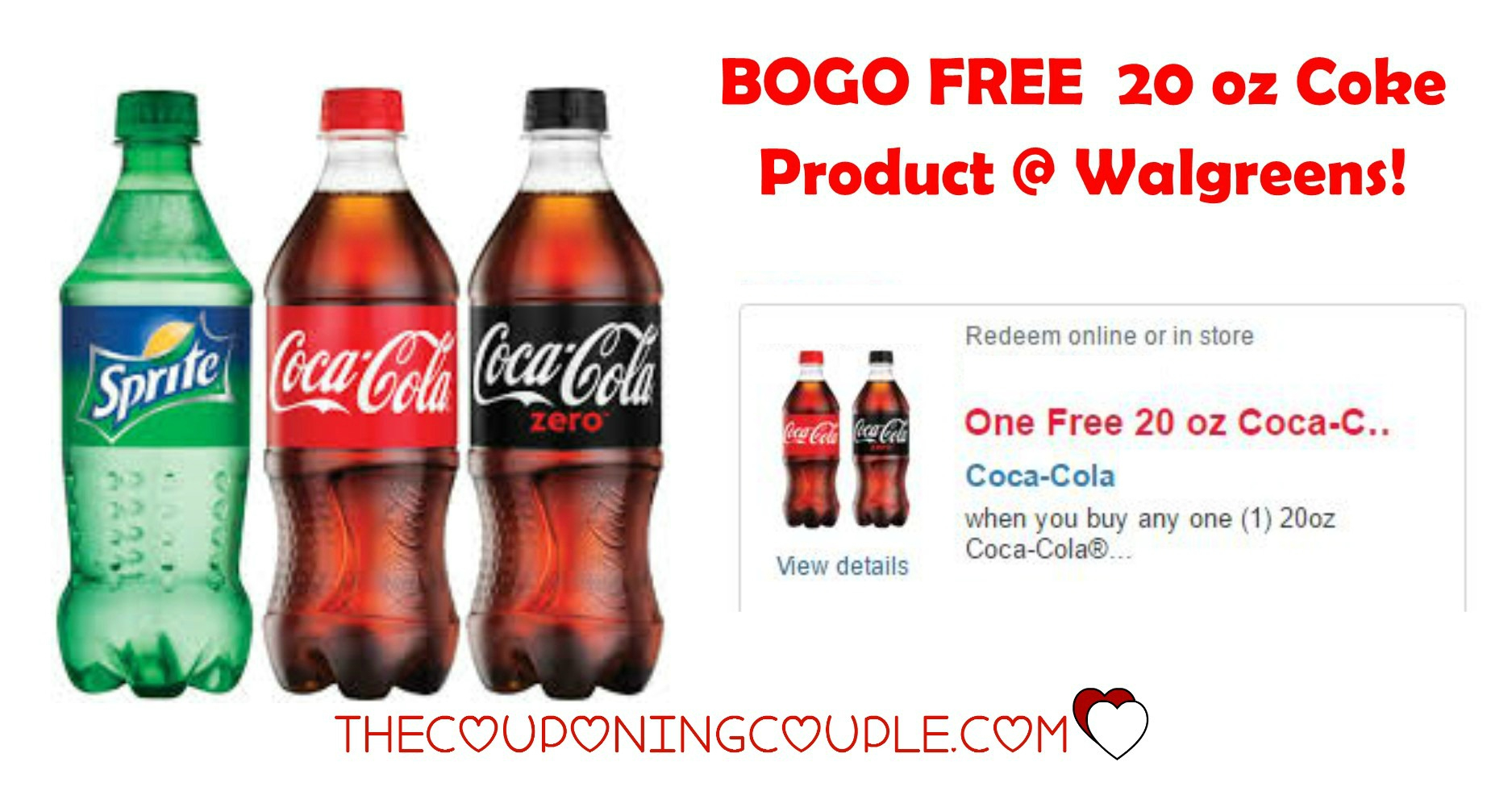 Bogo Free 20 Oz Coke Ecoupon @ Walgreens! Through 8/3! - Free Printable Coupons For Coca Cola Products