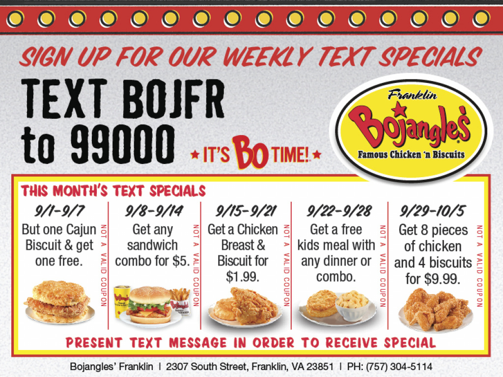 Free Printable Coupons For Bojangles Free Printable