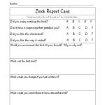 Book Report Cards | Homeschool | Book Review Template, Book Report   Free Printable Grade Cards