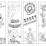 Bookmarks | Beyond Survival In A School Library   Free Printable Christmas Bookmarks To Color