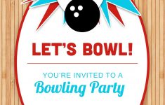 Bowling Party – Free Printable Birthday Invitation Template – Free Printable Birthday Invitations With Pictures