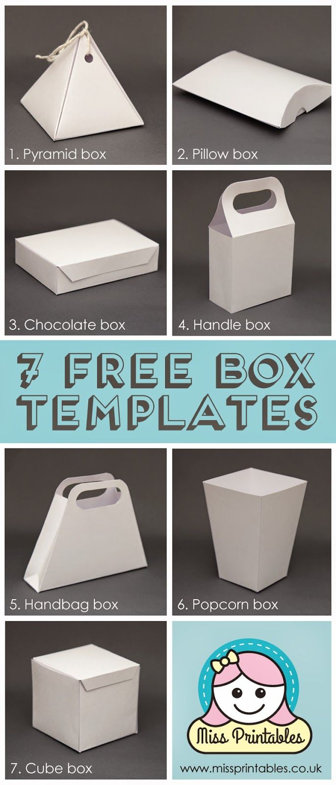 Box Template Free | Templates &amp;amp; Paper Folding | Pinterest | Diy Gift - Gift Box Templates Free Printable