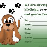 Boy Birthday Invitation Cards Free Printable | Birthday Invitations   Free Printable Puppy Dog Birthday Invitations