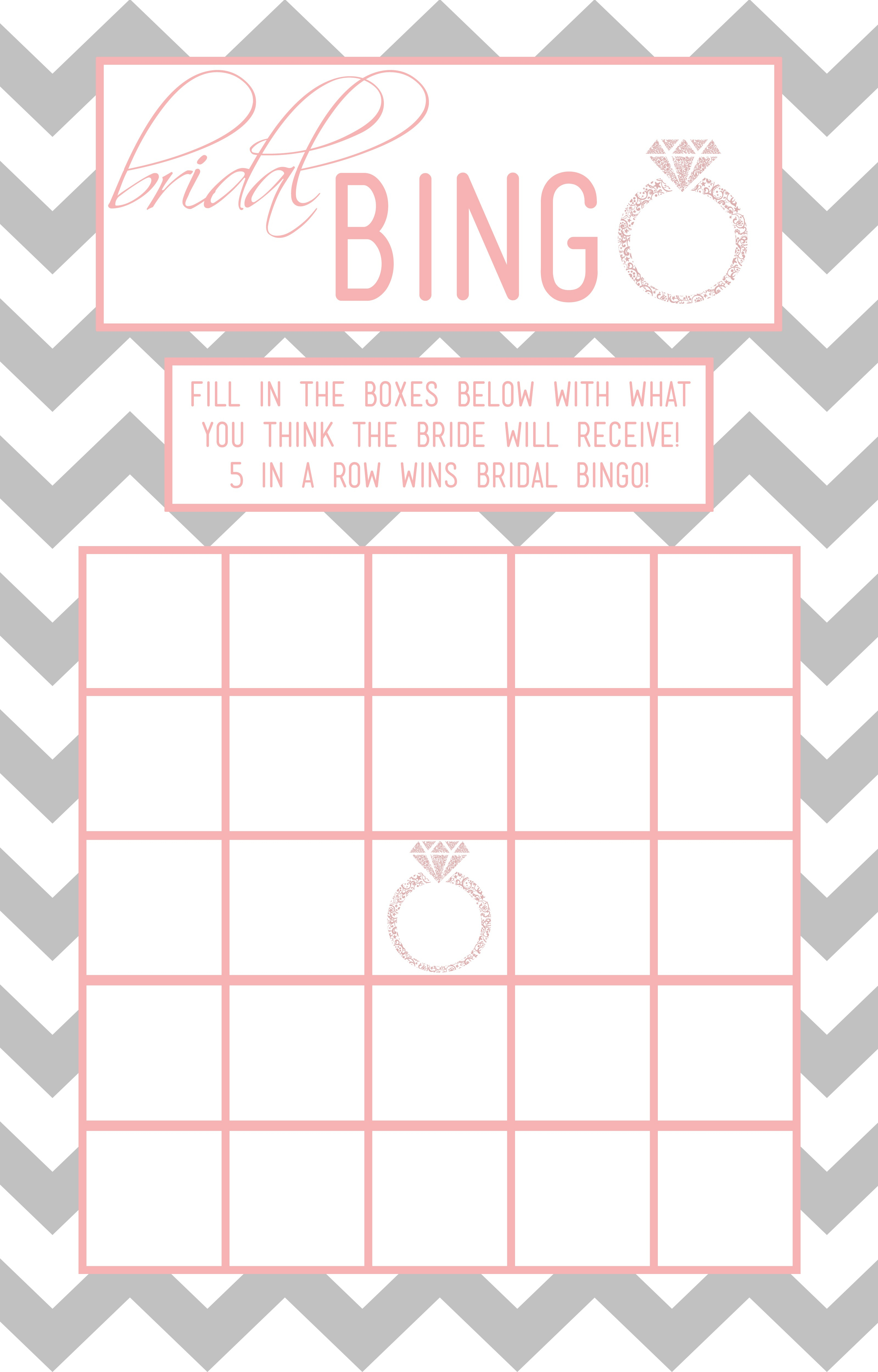 Bridal Bingo Template – 28 Images – Free Printable Bridal Shower - Free Printable Bridal Shower Bingo