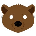 Brown Bear Mask Template | Free Printable Papercraft Templates In   Free Printable Bear Mask