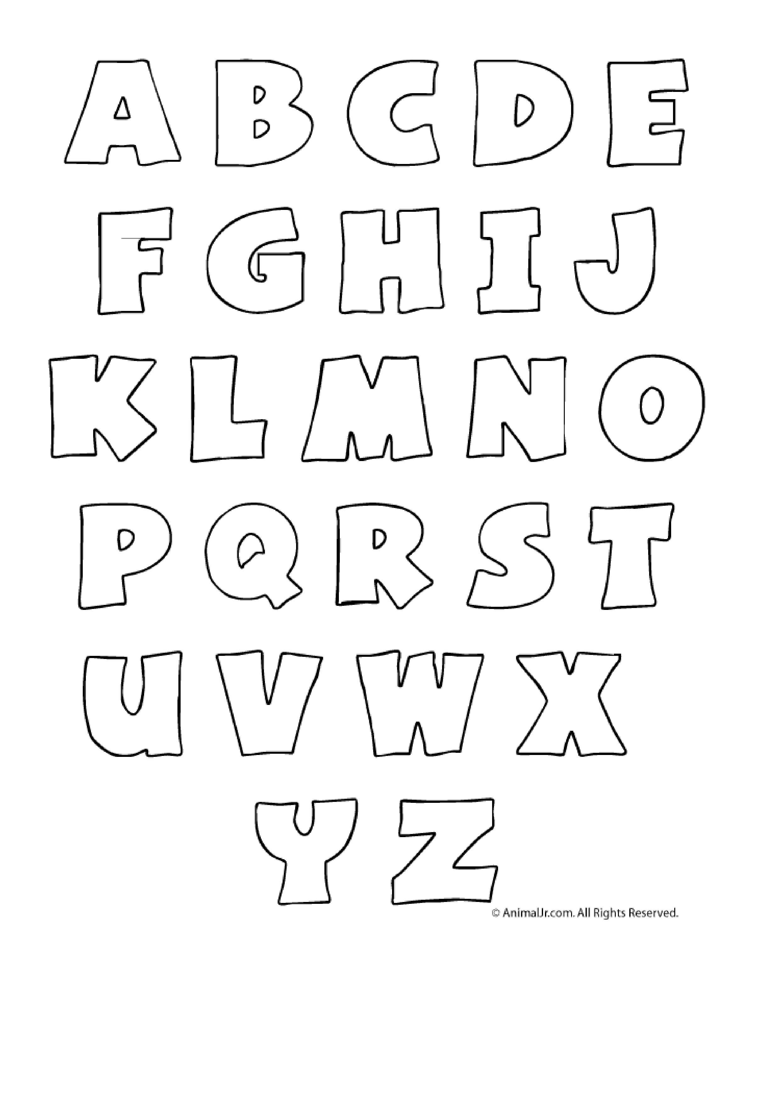 Free Printable Bubble Letters Font