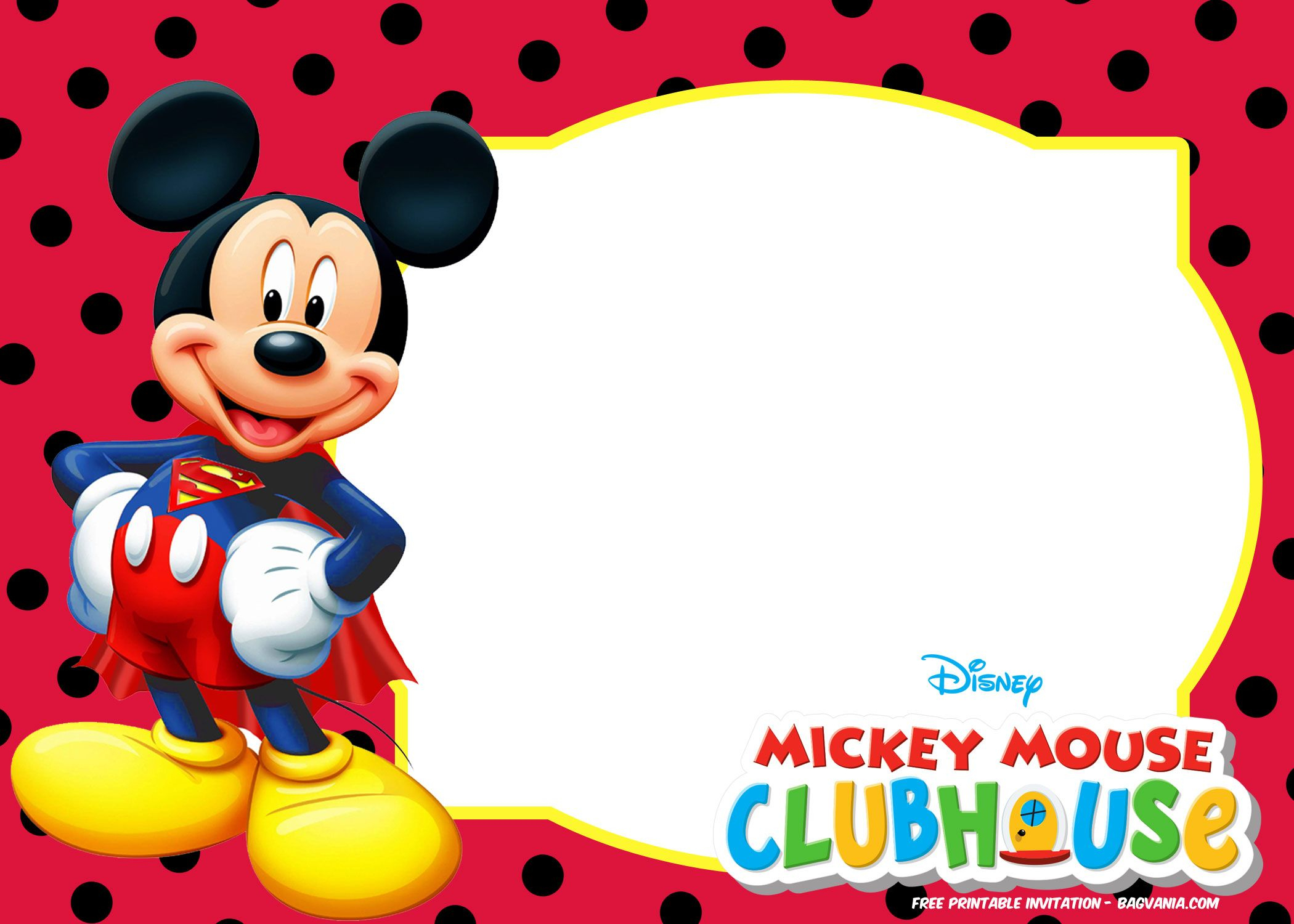 Budget-Friendly Mickey Mouse Birthday Party Ideas - Ideas, Recipes - Free Mickey Mouse Printable Templates