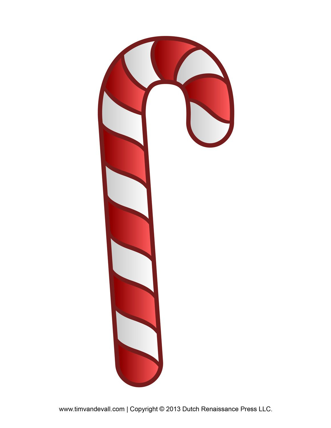Candy Cane — Crafthubs | Backgrounds, Clipart, Images Etc - Free Candy Cane Template Printable