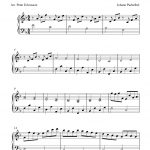 Canon In D Free Easy Piano Sheet Music  > Not Complete Wish I   Canon In D Piano Sheet Music Free Printable