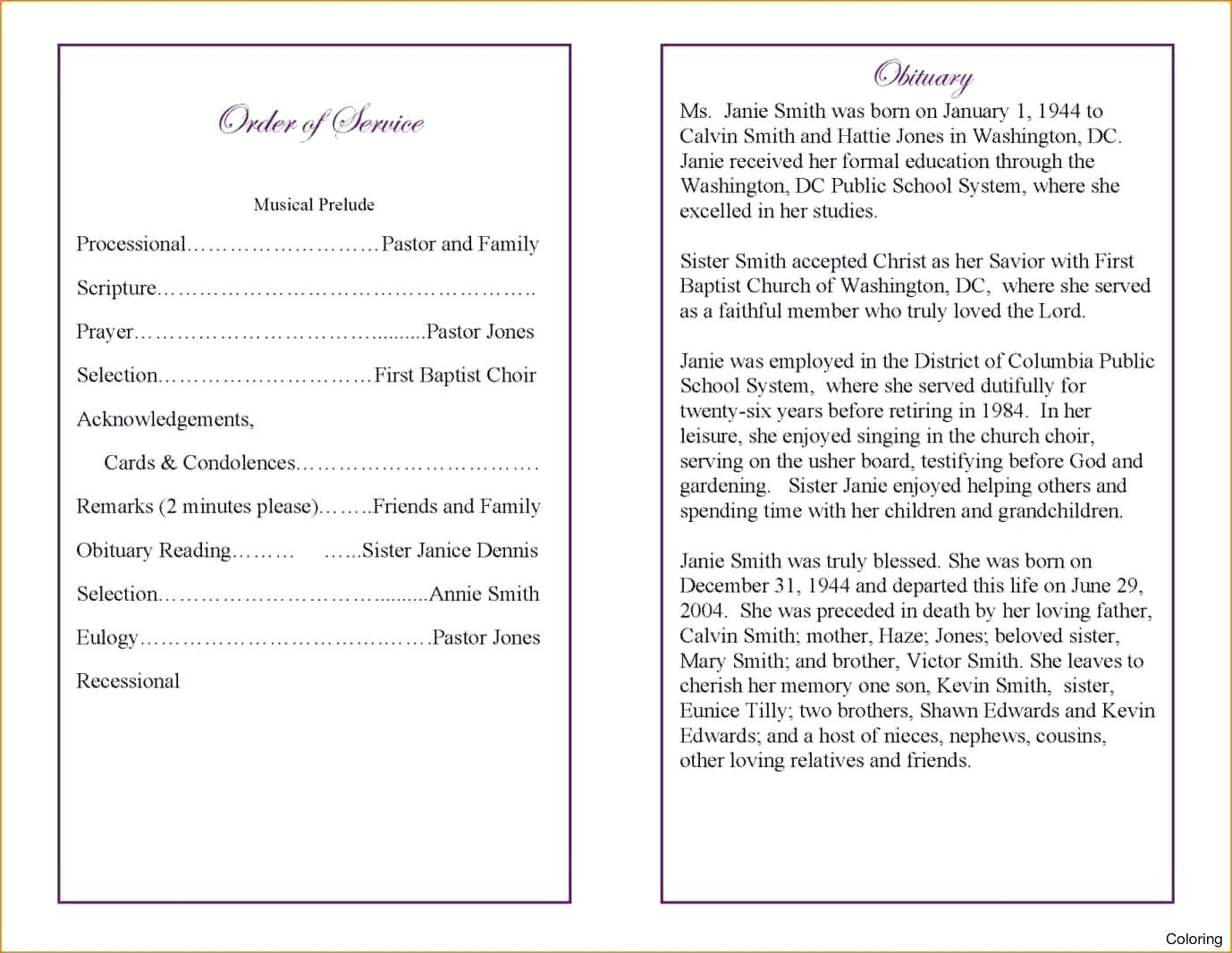 Catholic Funeral Mass Booklet Template Example Simple Funeral Order - Free Printable Catholic Mass Book