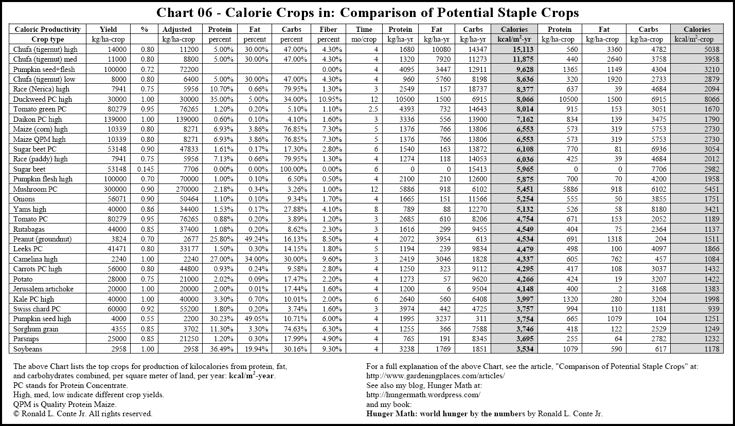 Chart: Food Calorie Chart - Free Printable Calorie Chart