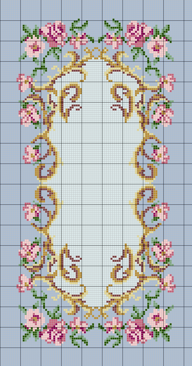 Charted Wool Latch Hook Kits In Floral Designs - Free Printable Latch Hook Patterns