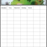 Children's Gems In My Treasure Box: Sunday School   Attendance Chart   Sunday School Attendance Chart Free Printable