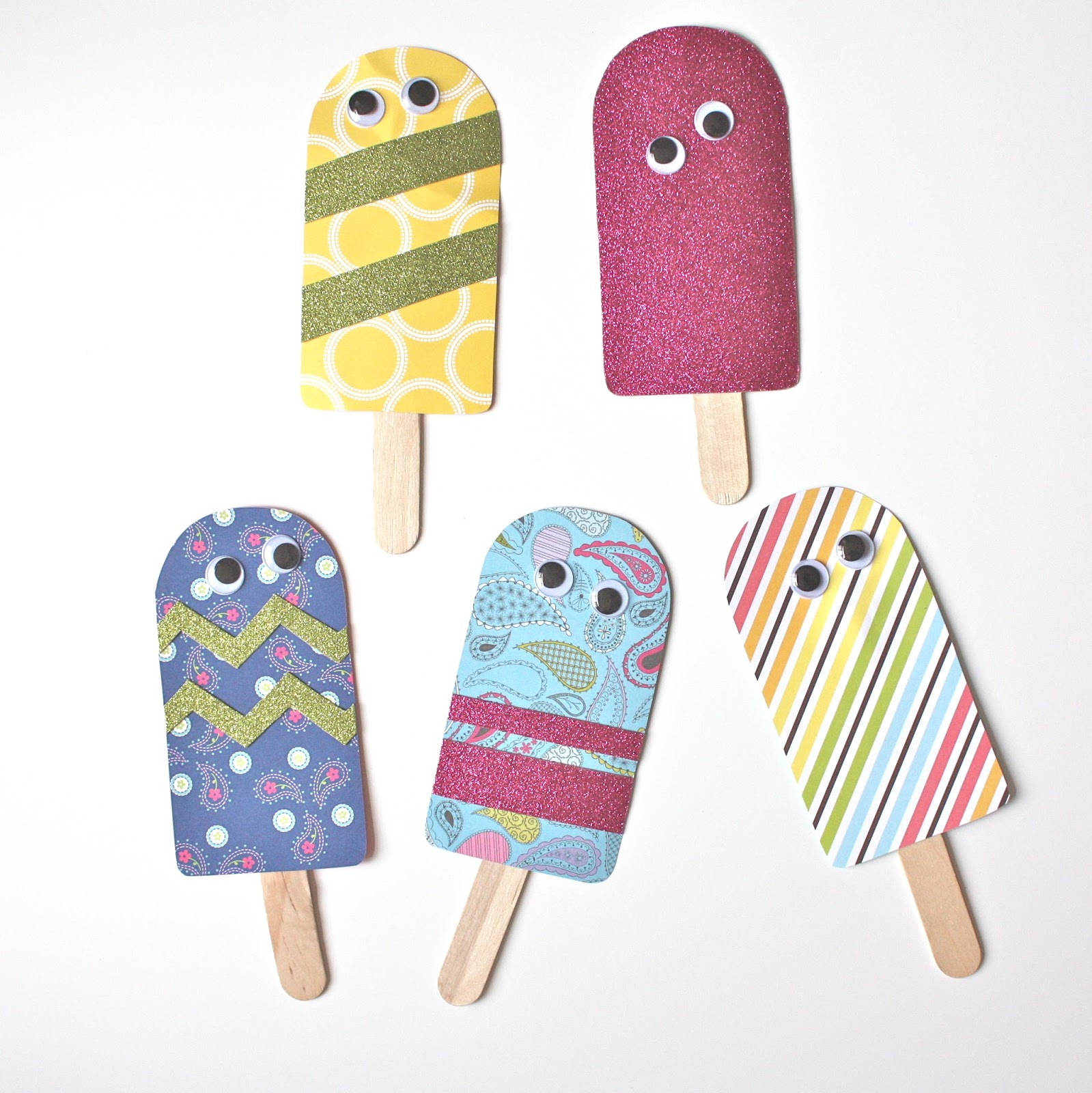 Christina Williams: Paper Popsicles - Free Printable Popsicle Template
