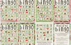 Christmas Bingo Game - Simply Fresh Designs - Free Printable Christmas Bingo Cards