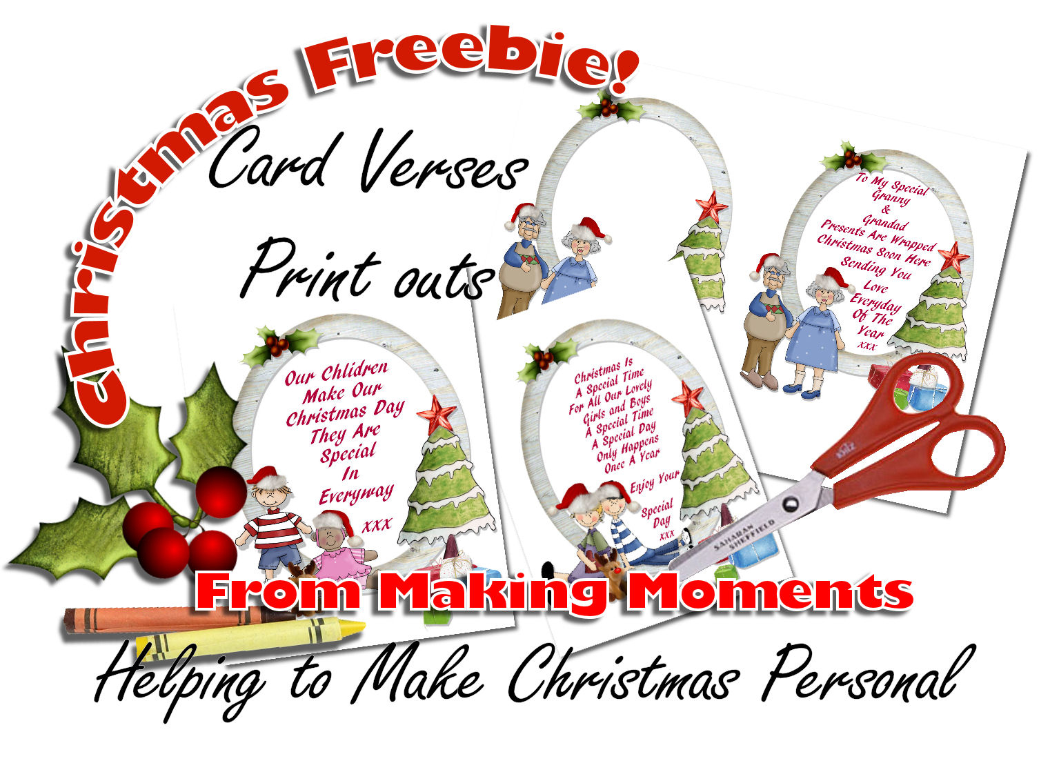 Christmas Cards For Grandparents Free Printable – Festival Collections - Christmas Cards For Grandparents Free Printable