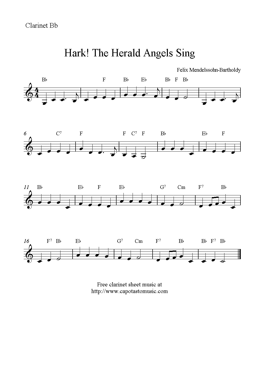 Christmas Clarinet Sheet Music Free - Google Search | Music - Free Printable Clarinet Music