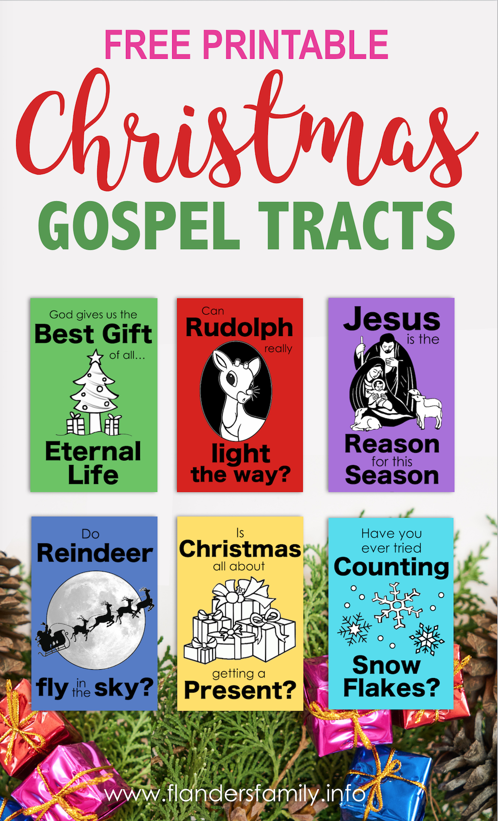 Christmas Gospel Tracts (Free Printables) - Flanders Family Homelife - Free Printable Gospel Tracts For Children