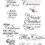 Christmas Sayings For Commercial And Personal Use | Christmas Decor   Free Printable Greeting Card Sentiments