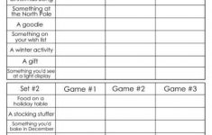 Christmas Scattergories | Craft | Christmas Games, Printable - Scattergories Free Printable Sheets