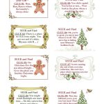 Christmas Scavenger Hunt Clues (For The Younger One)Some Good For   Free Printable Christmas Treasure Hunt Clues