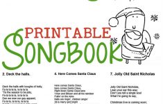 Christmas Songs For Kids - Free Printable Songbook! - A Mom's Take - Free Printable Song Lyrics