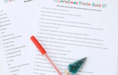Christmas Trivia Quiz Free Printable – The Crafting Chicks – Free Printable Christmas Trivia Quiz