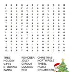 Christmas Word Search Free Printable   Free Printable Christmas Word Games For Adults