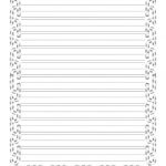Christmas Writing Paper With Decorative Borders   Free Printable Writing Paper With Borders