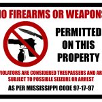 Citizen's Firearms Class   Free Printable No Guns Allowed Sign