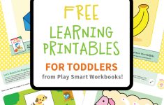 Colorful &amp; Fun Free Printables For Toddlers To Learn From - Free Printable Toddler Learning Worksheets