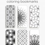 Coloring Bookmarks – Print, Color And Read | Hanna Nilsson Design   Free Printable Bookmarks Templates