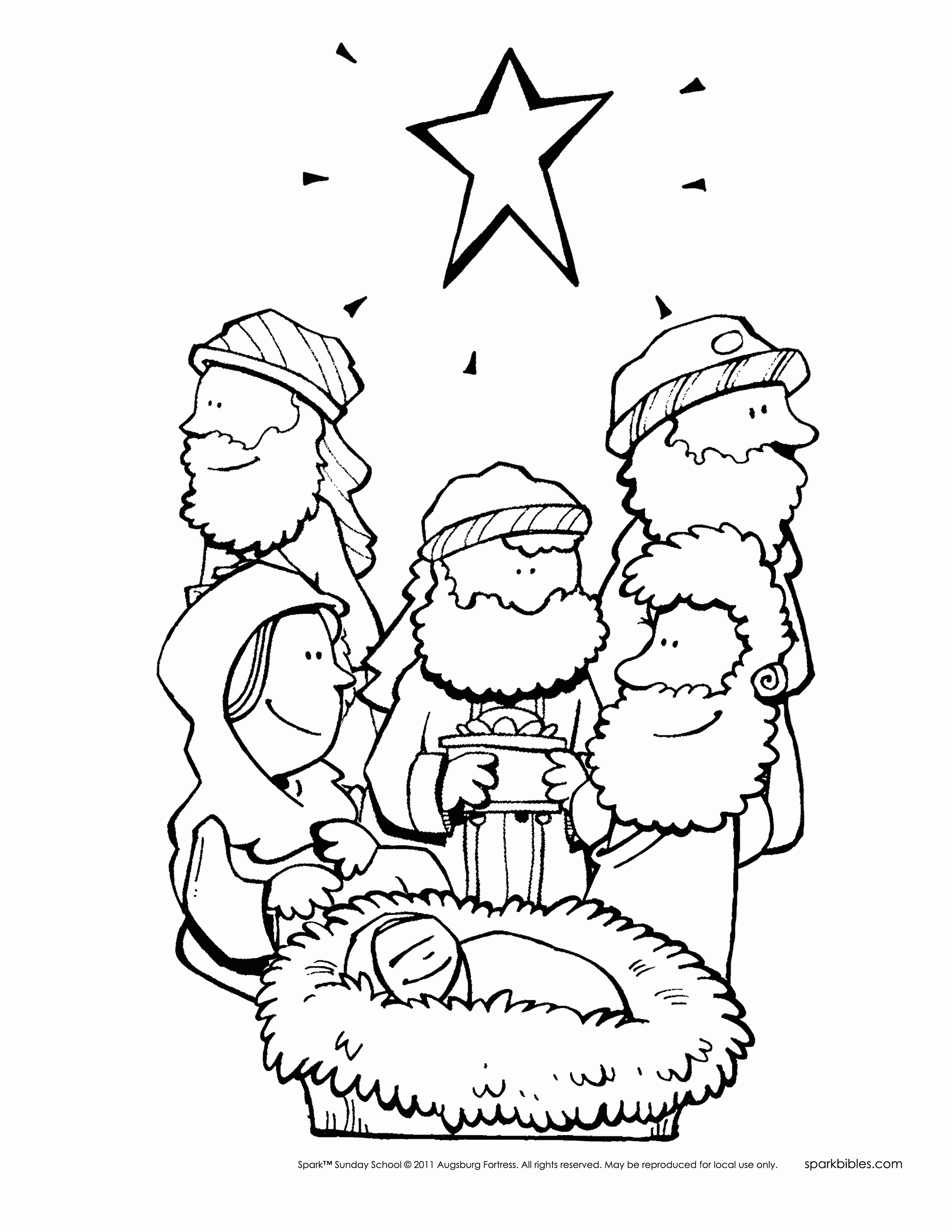 Coloring Pages : Bible Coloring Book Printable Sunday School Pages - Free Printable Nativity Story Coloring Pages