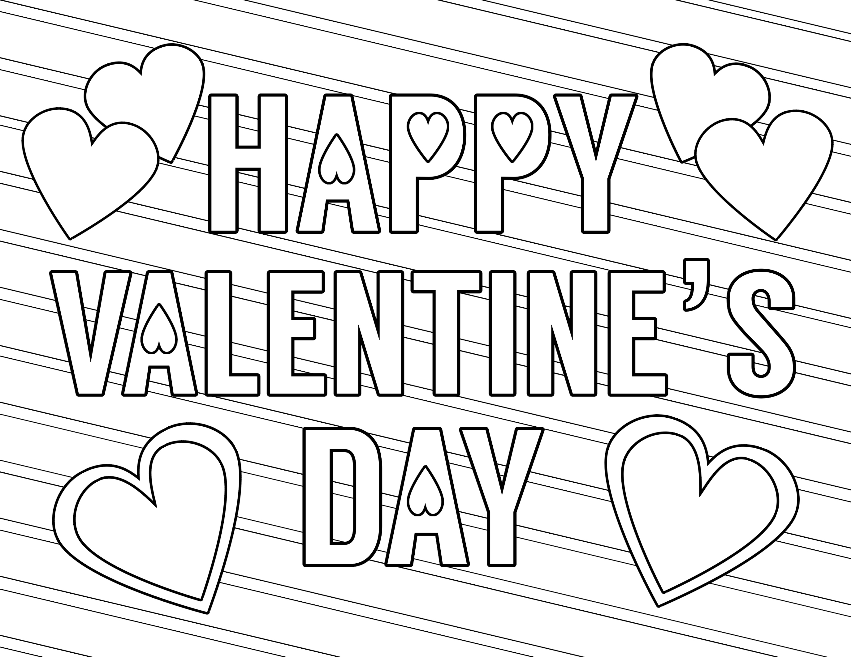 Coloring Pages : Coloring Pages Valentines Day Page Printable - Free Printable Valentine Coloring Pages