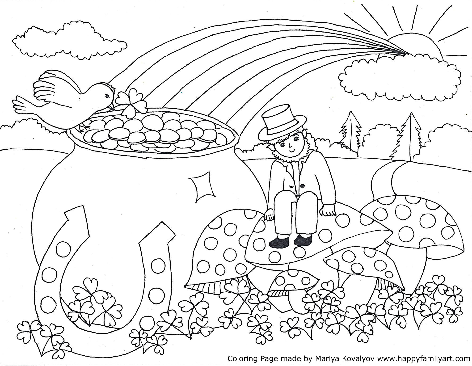 Coloring Pages : Coloring Pagesree Sheetsor Kindergarten St Patricks - Free Printable Saint Patrick Coloring Pages