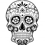 Coloring Pages : Day Of The Coloring Pages Free Sugar Skull Page   Free Printable Sugar Skull Coloring Pages