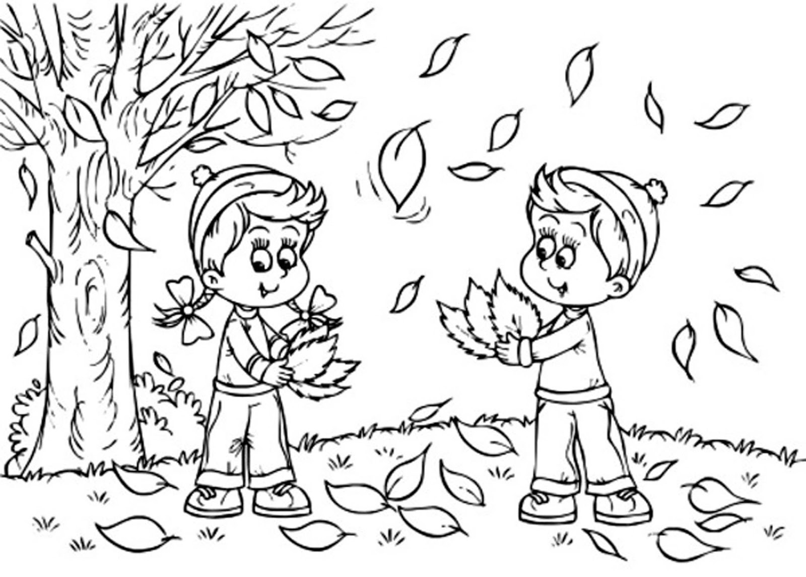 Coloring Pages For Autumn Season - Dheashintiapriliani - Free Printable Coloring Pages Fall Season