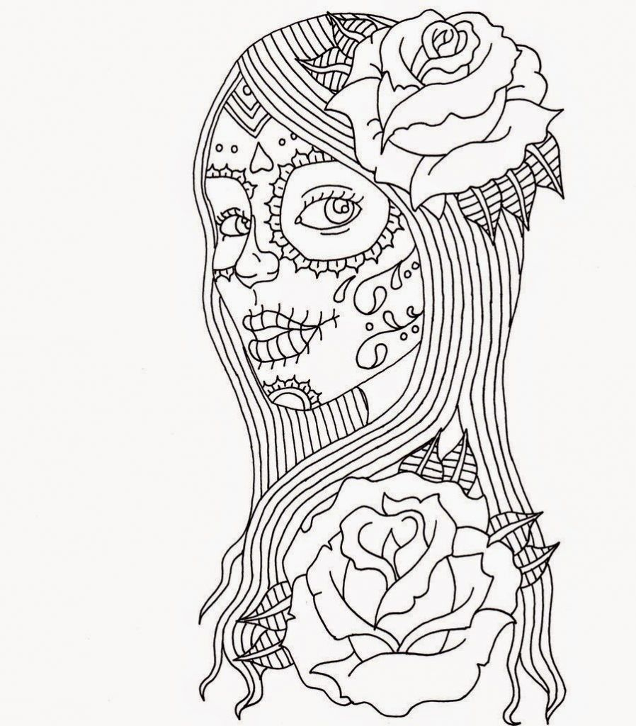 Coloring Pages ~ Free Printable Day Of The Coloring Pages Stunning - Free Printable Day Of The Dead Coloring Pages