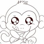 Coloring Pages : Free Printable Monkey Coloring Pages For Kids Pagee   Free Printable Monkey Coloring Pages
