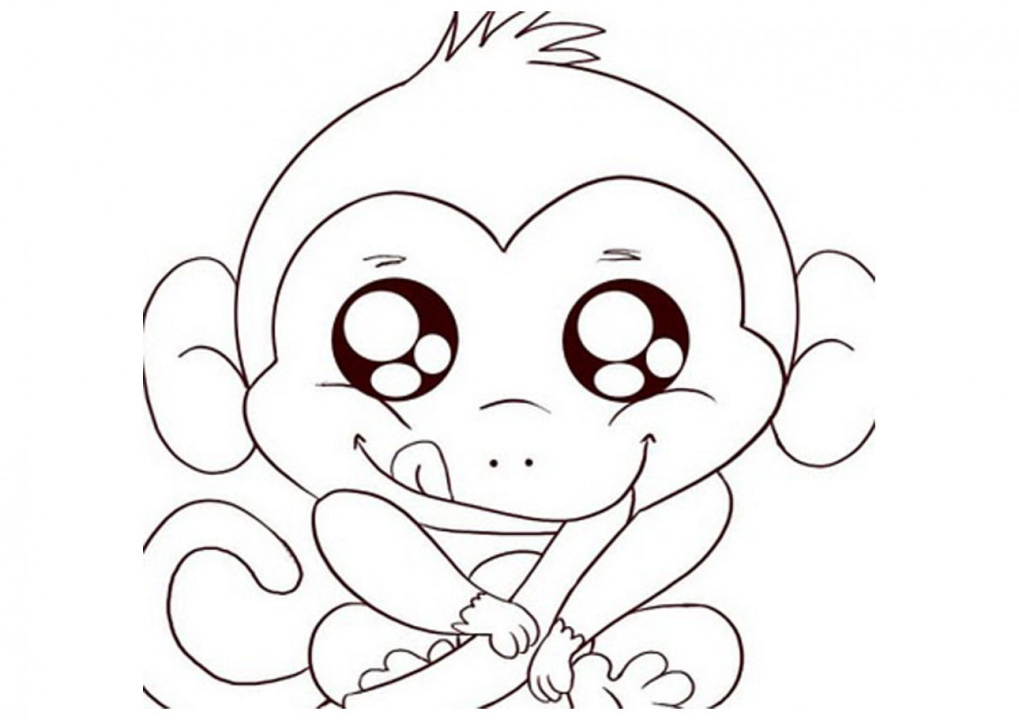 Free Printable Monkey Tail Template