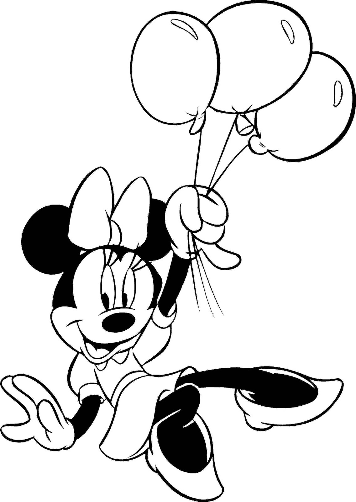 Coloring Pages : Minnie Mouse Coloring Pages Pdfeets Freeminnie - Free Printable Minnie Mouse Coloring Pages