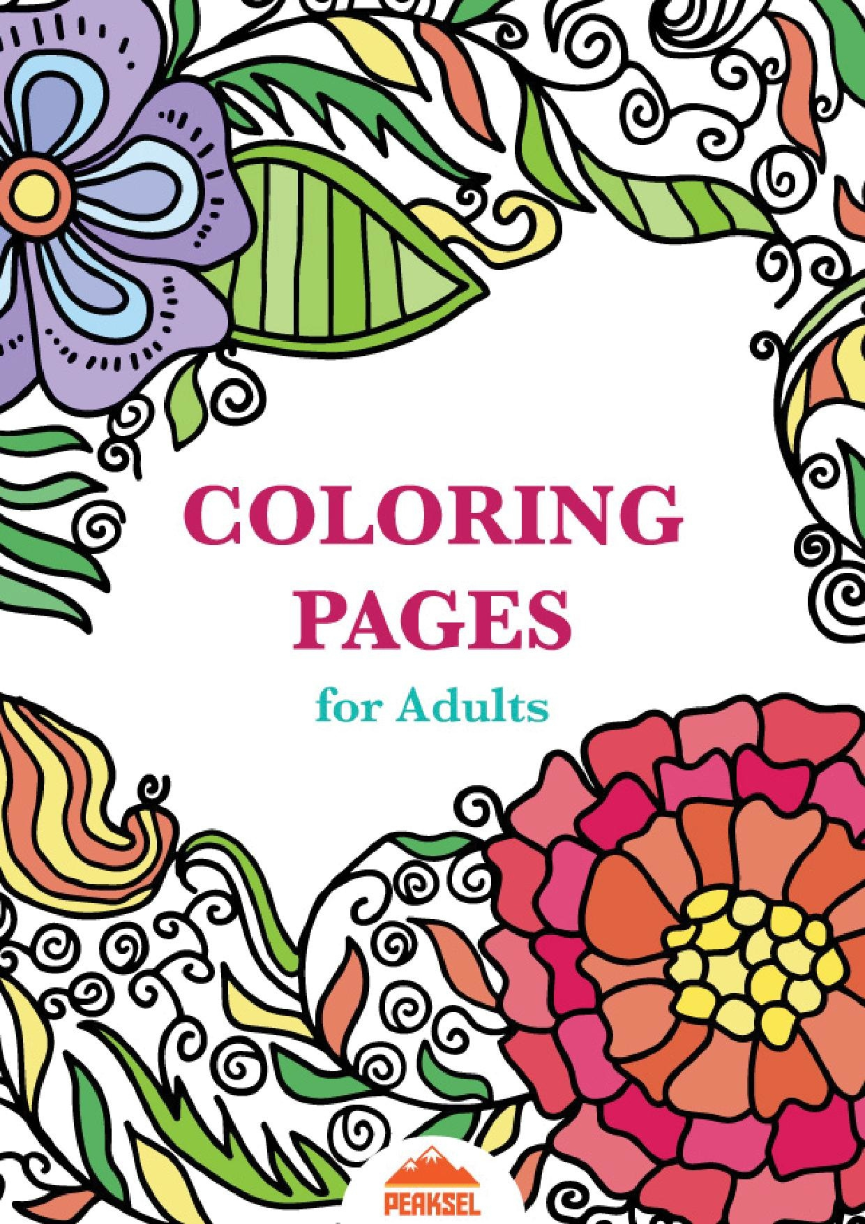 Coloring Pages : Page1 1240Px Printable_Coloring_Pages_For_Adults_ - Free Printable Coloring Books Pdf