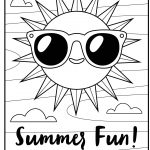 Coloring Pages : Printable Summer Coloring Pages Beach Free For   Free Printable Summer Coloring Pages