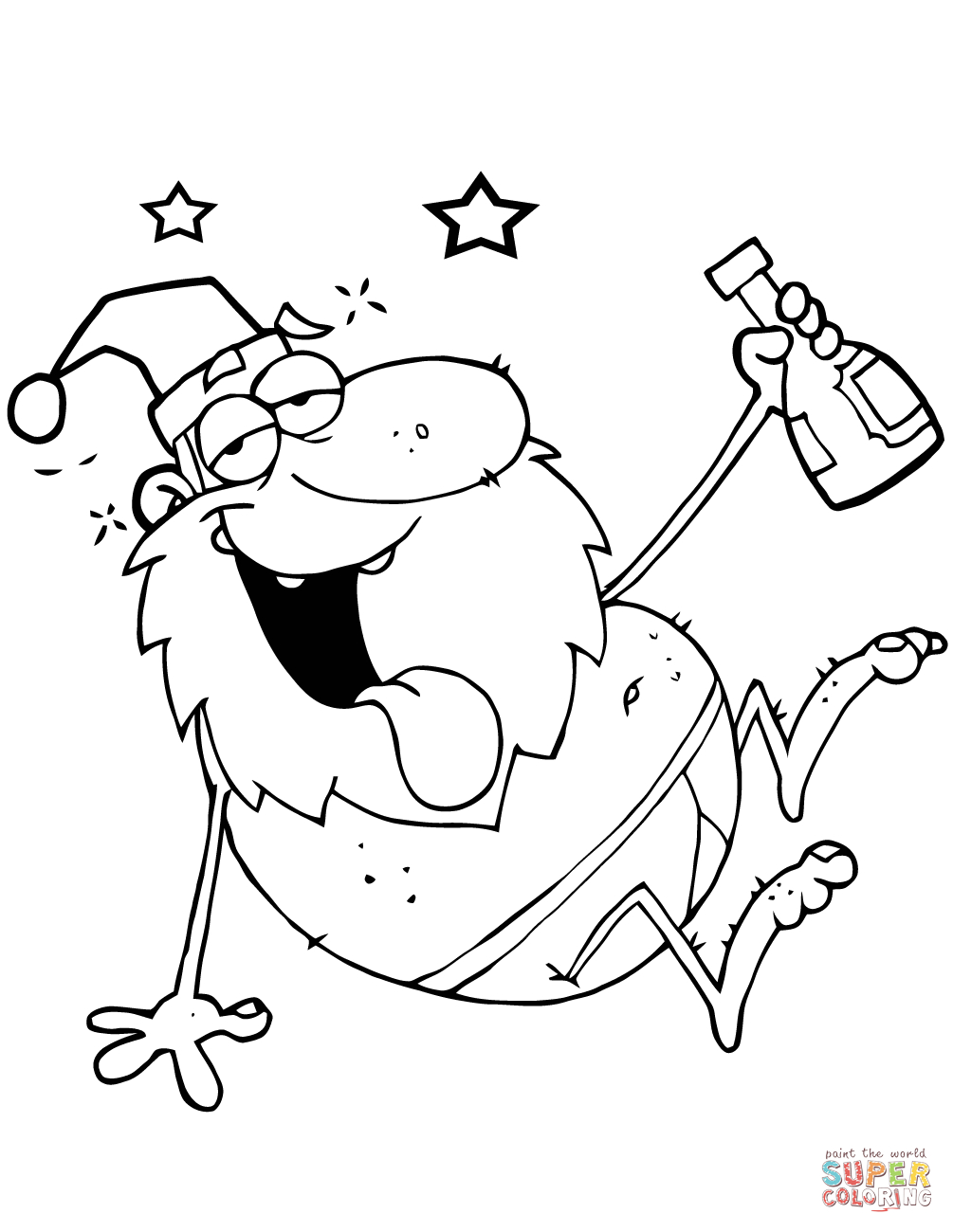 Coloring Pages ~ Santa Coloring Pages Printable Free Claus Page - Santa Coloring Pages Printable Free