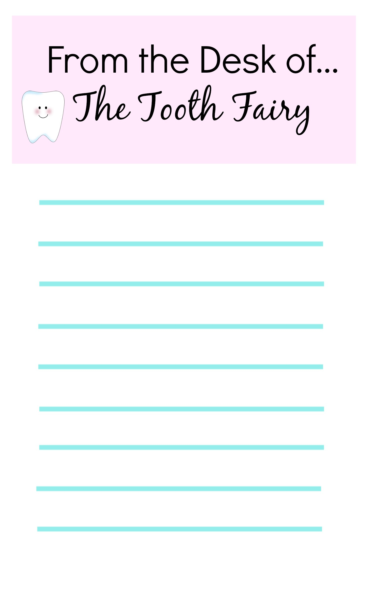 Coloring Pages : Tooth Fairy Ideas And Free Printables Letterhead - Tooth Fairy Stationery Free Printable