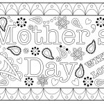 Colouring Mothers Day Card Free Printable Template   Free Printable Cards To Color