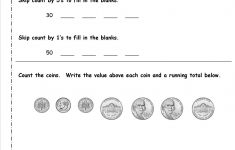 Counting Coins And Money Worksheets And Printouts - Free Printable Counting Money Worksheets For 2Nd Grade
